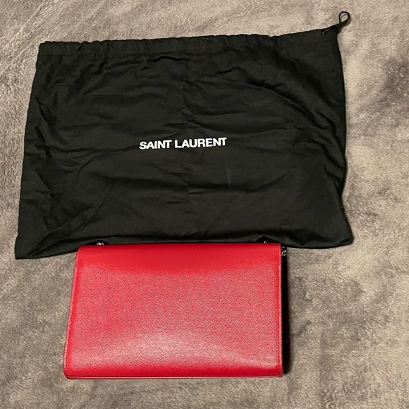 ❌SOLD❌Saint Laurent YSL Monogramme S Grain De Poudre Techno SL New Lipstick bag - Picture 3 of 5